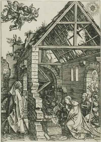 The Adoration of the Shepherds, from The Life of the Virgin by Albrecht Dürer, c. 1503