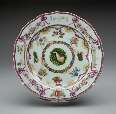 Plate by China, 1760/70