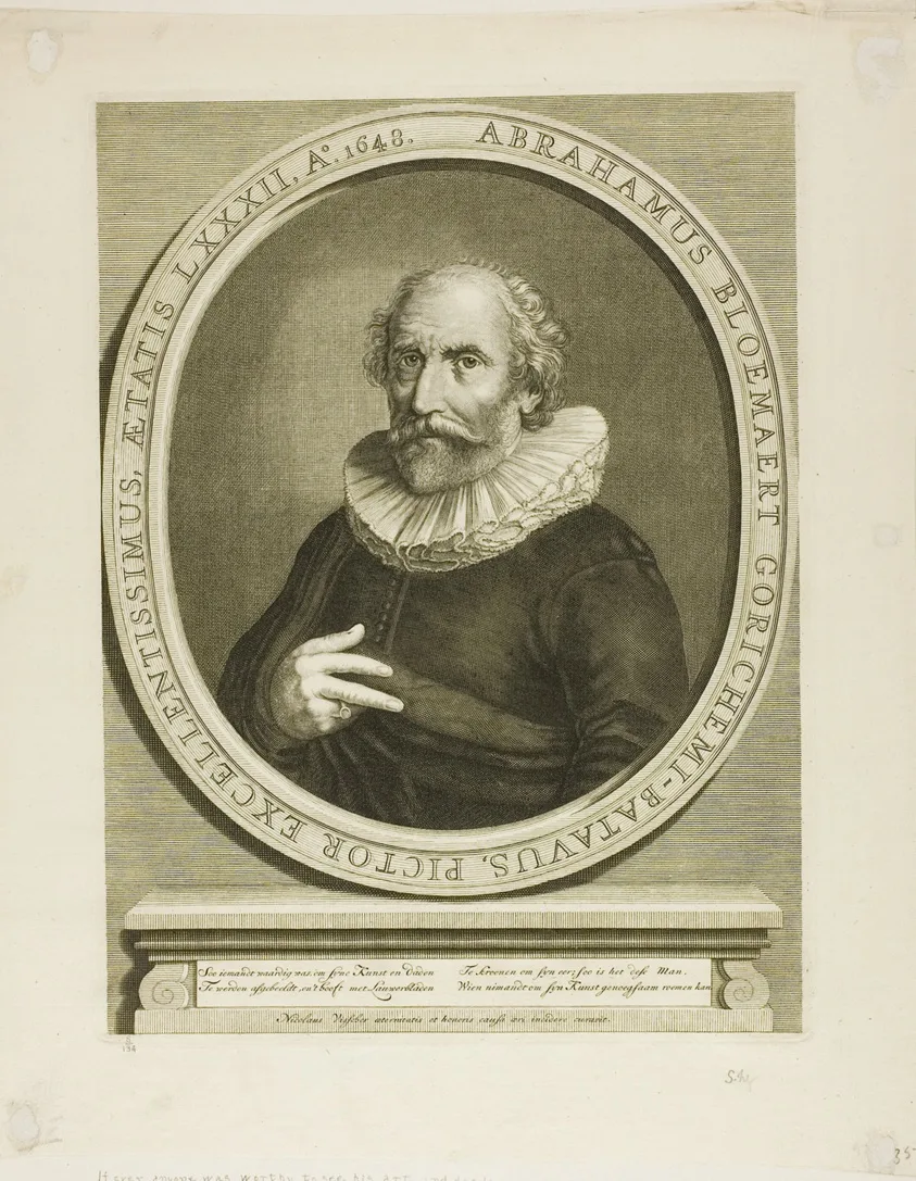 Abraham Bloemaert by Nicolas Jansz. (Claes) Visscher, 1648