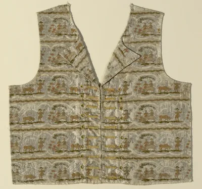 Portion of a Waistcoat (Front) by France, Lyon, 1775/1800