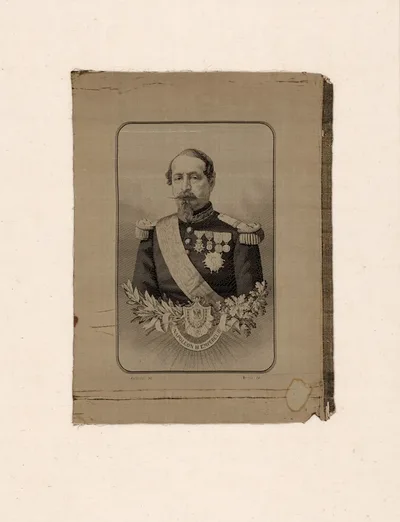 Portrait of Napoleon III (1808–1873), Emperor by Marc-Laurent Bruyas, 19th century