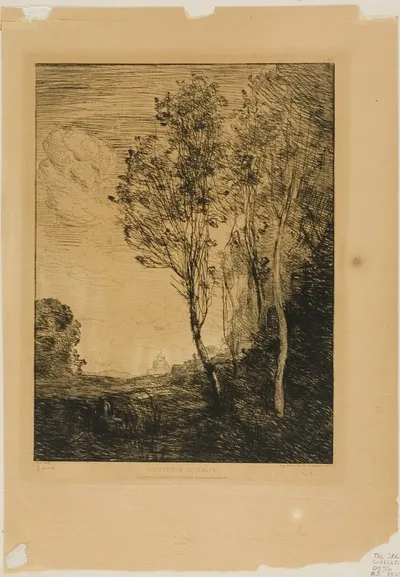 Remembrance of Italy by Jean Baptiste Camille Corot, c. 1866