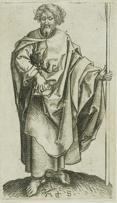 St. Thomas, from Apostles by Martin Schongauer, n.d.