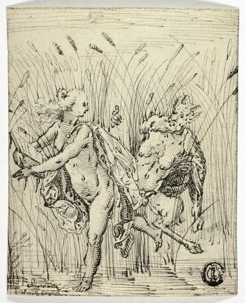 Pan and Syrinx by Georg Wechter, n.d.