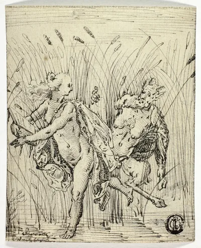 Pan and Syrinx by Georg Wechter, n.d.