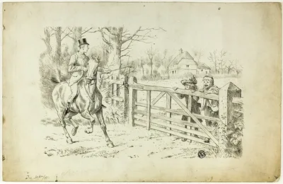 The Barrier is Closed by Francis Arthur Fraser, 1867/83
