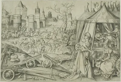 Judith by Israhel van Meckenem, the younger, c. 1495