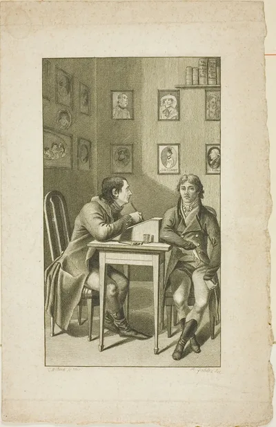 A Physionotrace Portraitist by Christoph-Wilhelm Bock, 1802