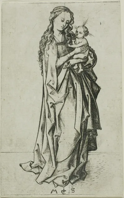 Small Standing Madonna and Child by Martin Schongauer, n.d.