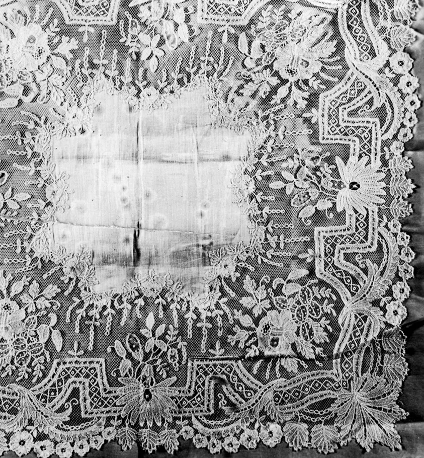 Handkerchief by Belgium, 1850/75