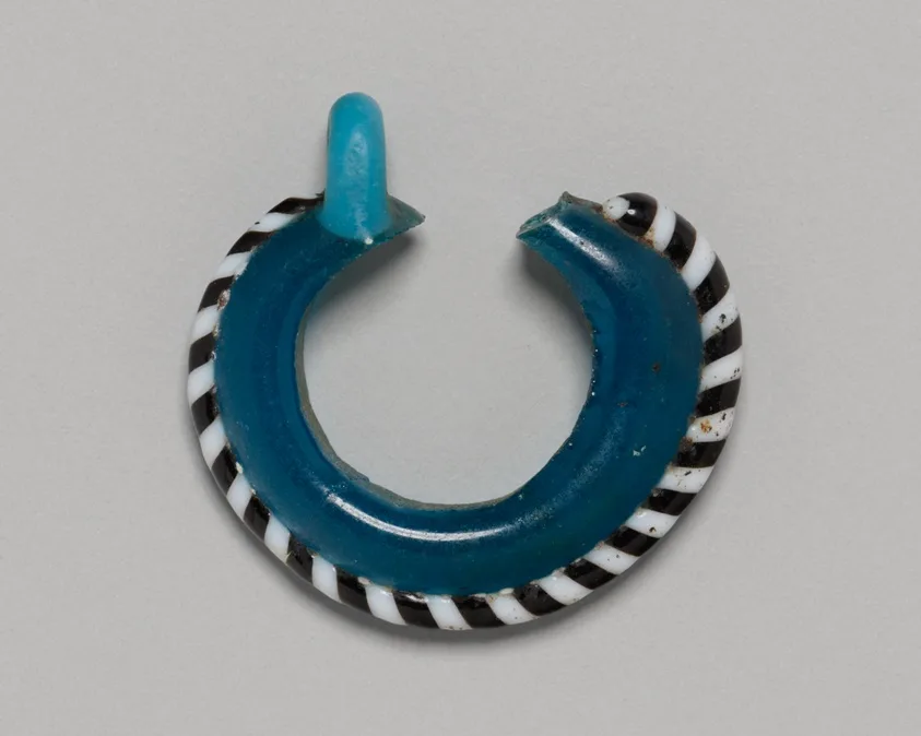 Earring by Ancient Egyptian, New Kingdom, mid- to late Dynasty 18, about 1400–1295 BCE