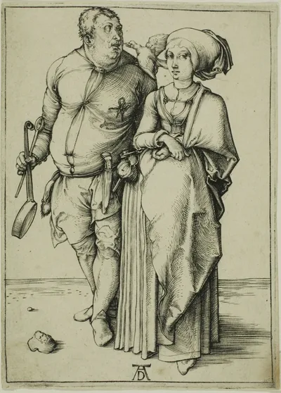 The Cook and his Wife by Albrecht Dürer, c. 1497