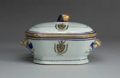 Tureen with Cover by Chinese export porcelain, c. 1787–90