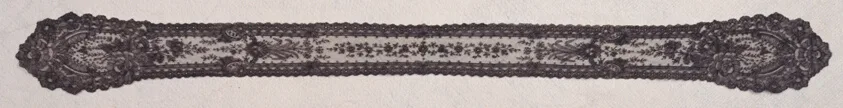 Pair of Lappets (Joined) by France, Bayeux, 1850s/60s
