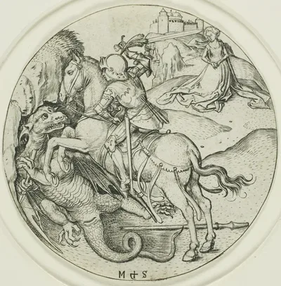 Saint George by Martin Schongauer, 1469/82