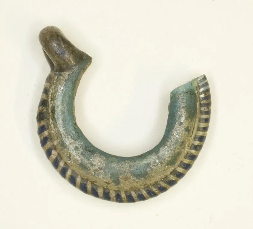 Earring by Ancient Egyptian, New Kingdom, mid- to late Dynasty 18, about 1400–1295 BCE