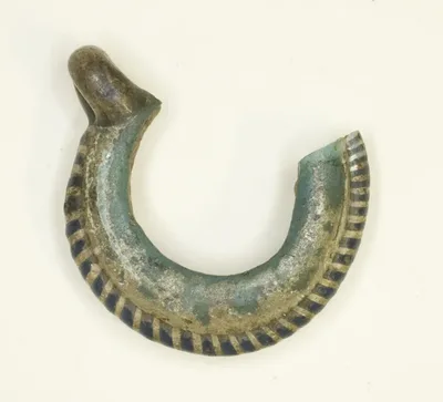 Earring by Ancient Egyptian, New Kingdom, mid- to late Dynasty 18, about 1400–1295 BCE