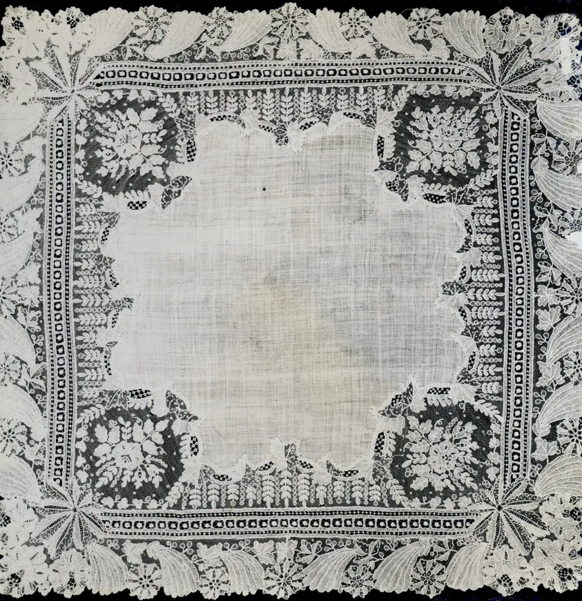 Handkerchief by Belgium, 1875/1900