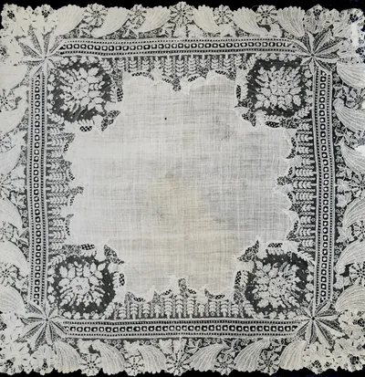 Handkerchief by Belgium, 1875/1900