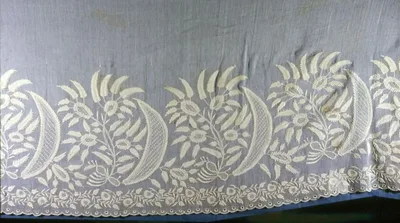 Fragment (Bottom of Skirt) by France, 1810