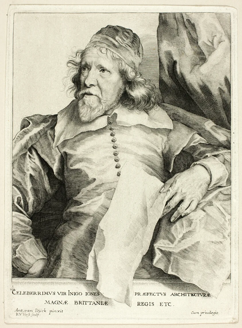 Inigo Jones by Robert van Voerst, 1630/36, printed c. 1800