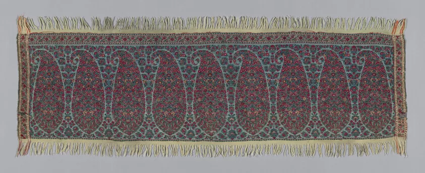 Shawl Border Fragment by India, 1815/20
