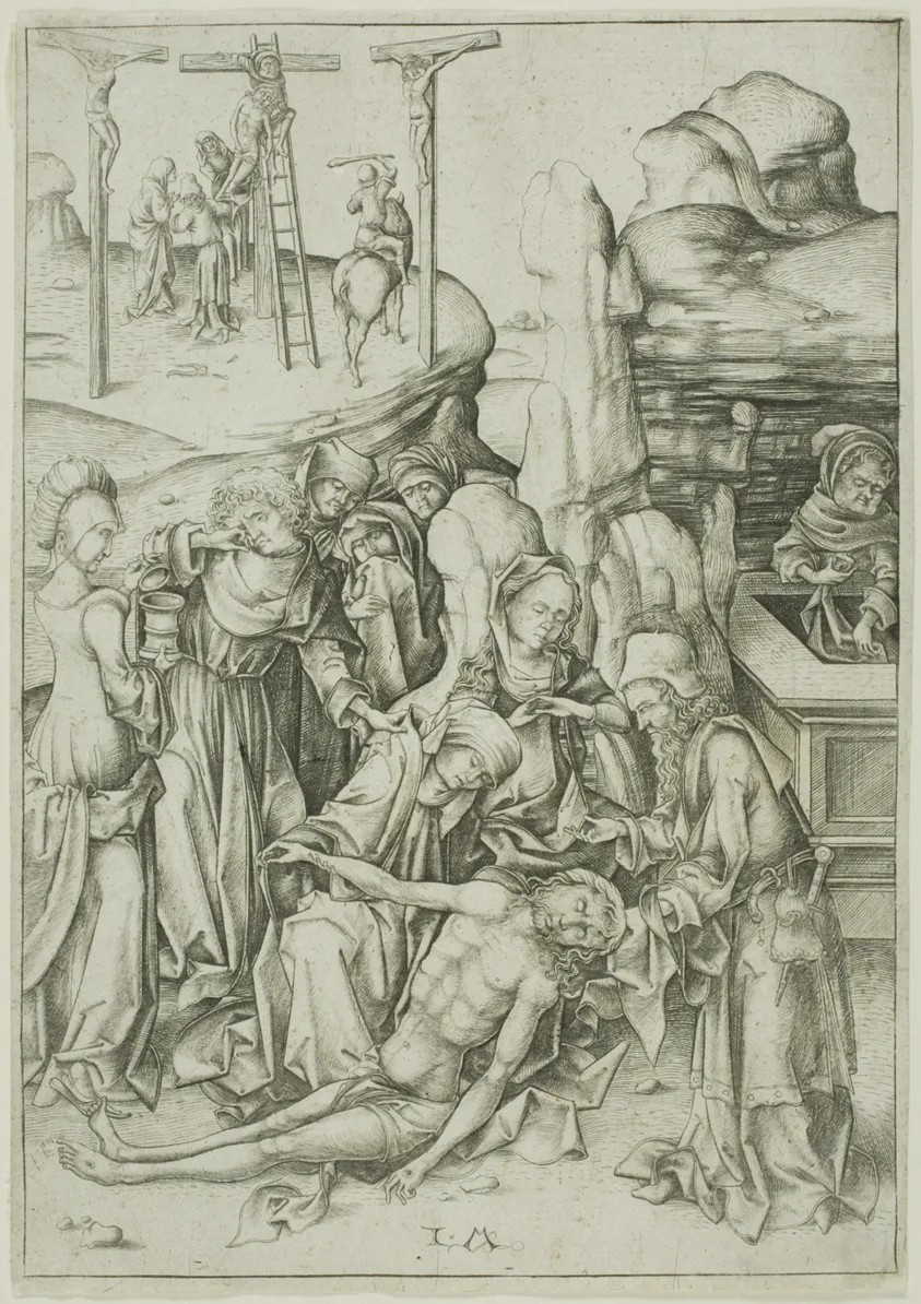 The Lamentation, from The Passion by Israhel van Meckenem, the younger, c. 1480