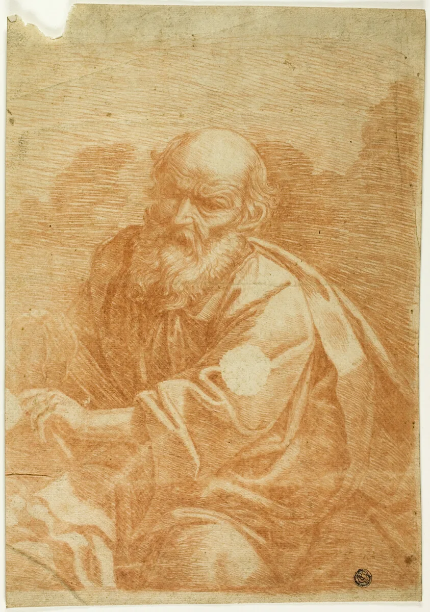 Seated Saint or Philosopher by Unknown artist, n.d.