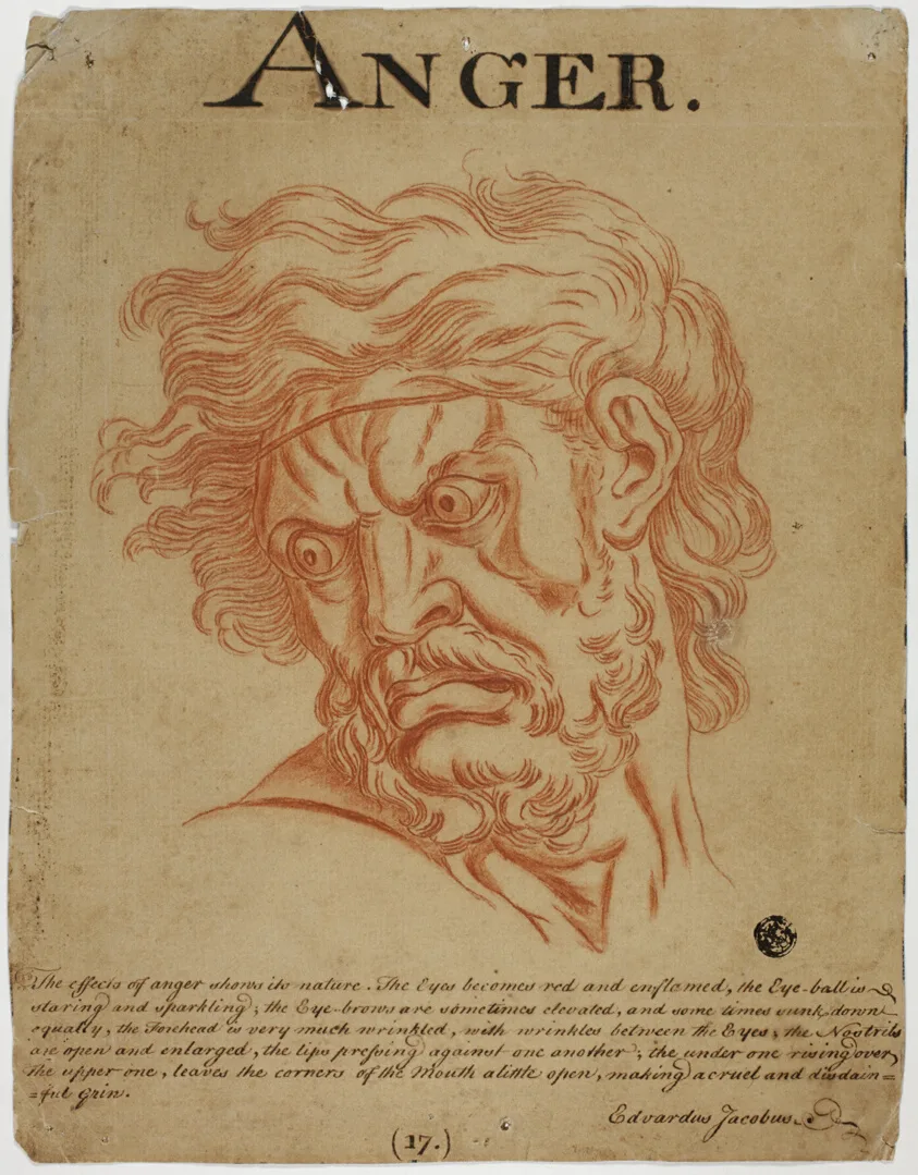 Anger by Eduardus Jacobus, after 1698