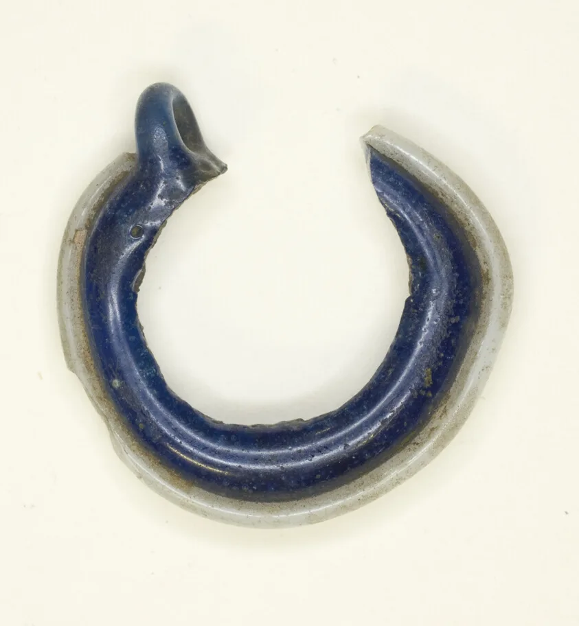 Earring by Ancient Egyptian, New Kingdom, mid- to late Dynasty 18, about 1400–1295 BCE