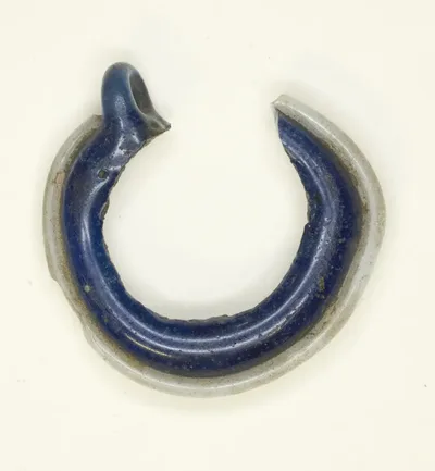 Earring by Ancient Egyptian, New Kingdom, mid- to late Dynasty 18, about 1400–1295 BCE