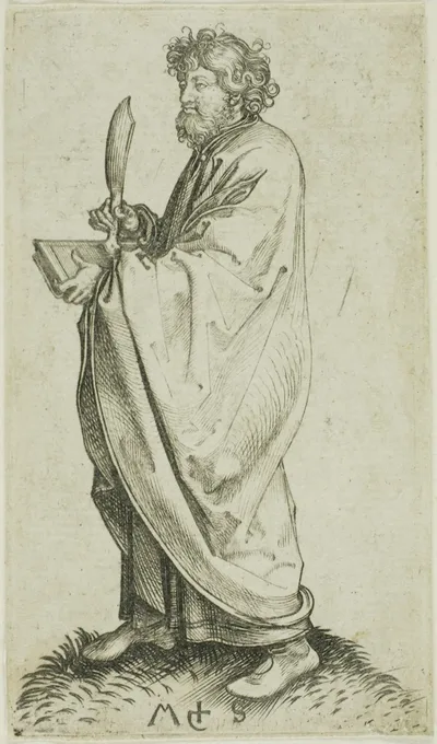 St. Bartholomew, from Apostles by Martin Schongauer, n.d.