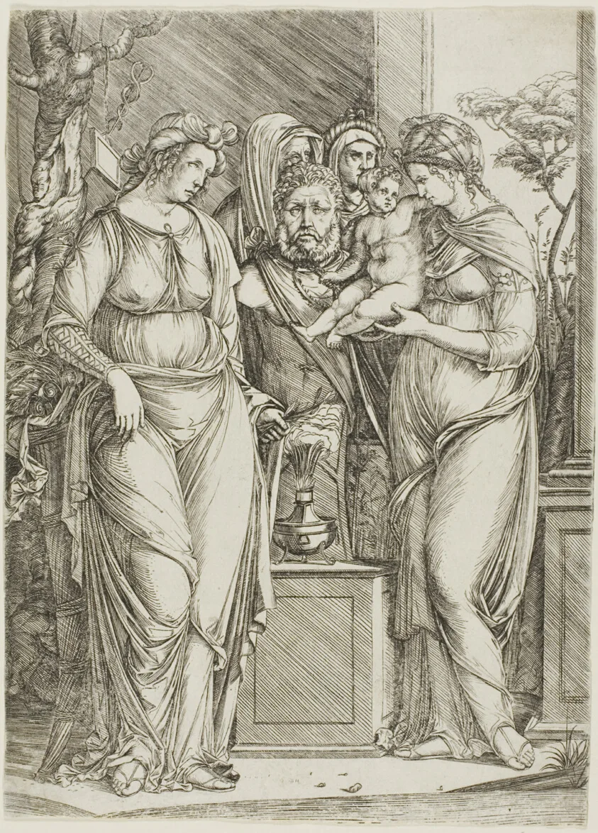 Sacrifice to Priapus, the Large Plate by Jacopo de' Barbari, 1499/1501