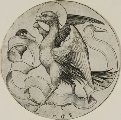 The Eagle of St. John by Martin Schongauer, n.d.