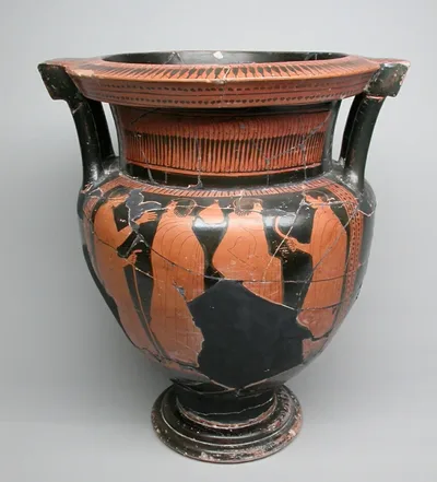 Column Krater (Mixing Bowl) by Ancient Greek, 460-450 BCE