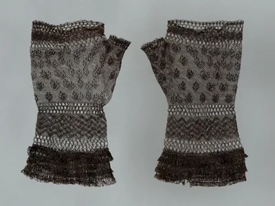 Pair of Mits by Europe or United States, 1825/75