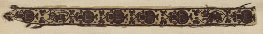 Border by Egypt, probably Akhmin, Greco–Roman period (30 BCE– 641 CE), 4th/5th century