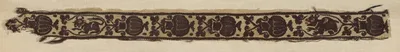 Border by Egypt, probably Akhmin, Greco–Roman period (30 BCE– 641 CE), 4th/5th century
