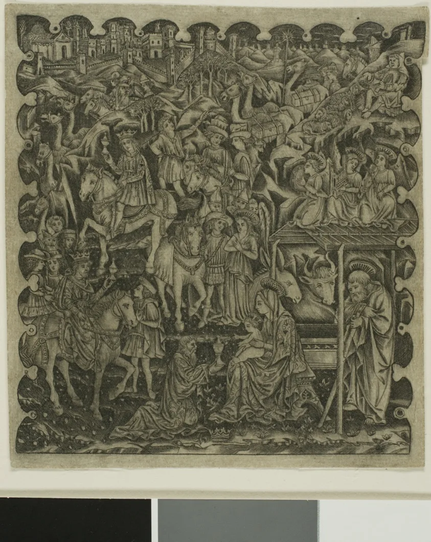 Adoration of the Magi by Unknown Artist, possibly Florentine, 1450–64, printed in the 18th century