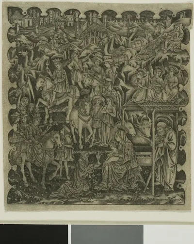 Adoration of the Magi by Unknown Artist, possibly Florentine, 1450–64, printed in the 18th century