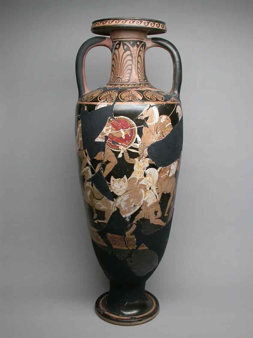 Amphora (Storage Jar) by Ixion Painter, 340-330 BCE