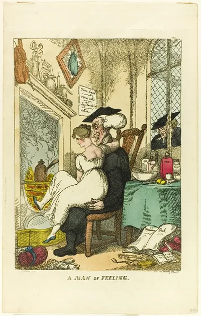 A Man of Feeling by Thomas Rowlandson, published December 2, 1811