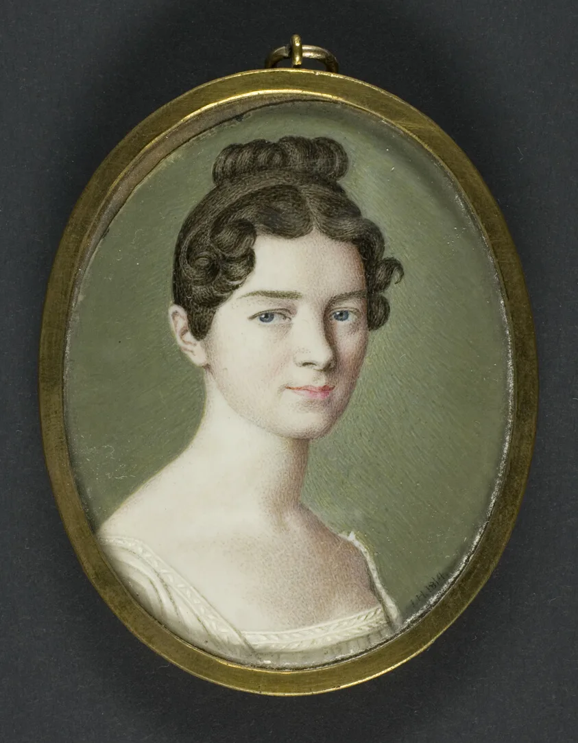 Portrait of Amalie Sebald by Johann Heusinger, 1814