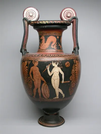 Amphora (Storage Jar) by Ancient Greek, 4th century BCE