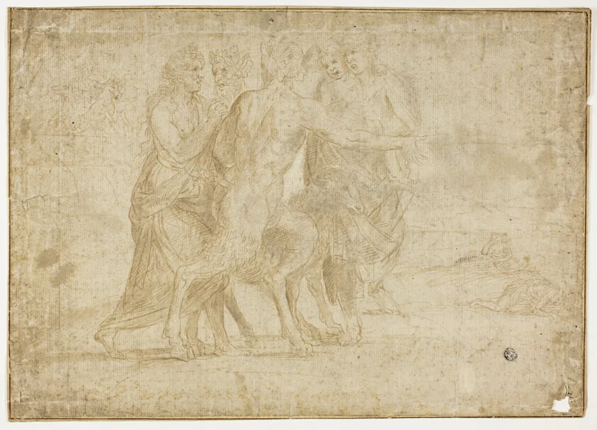 Faun and Nymphs by Raymond de Lafage, n.d.