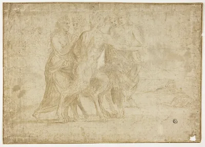 Faun and Nymphs by Raymond de Lafage, n.d.