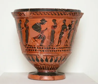 Pyxis (Container for Personal Objects) by Ancient Greek, late 6th century BCE