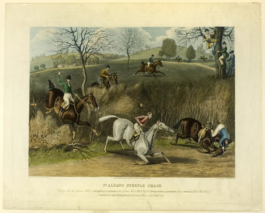 Saint Albans Steeplechase by Charles Hunt, 1837
