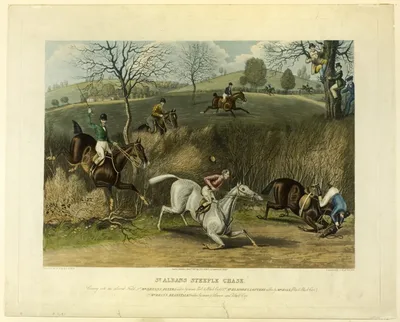 Saint Albans Steeplechase by Charles Hunt, 1837