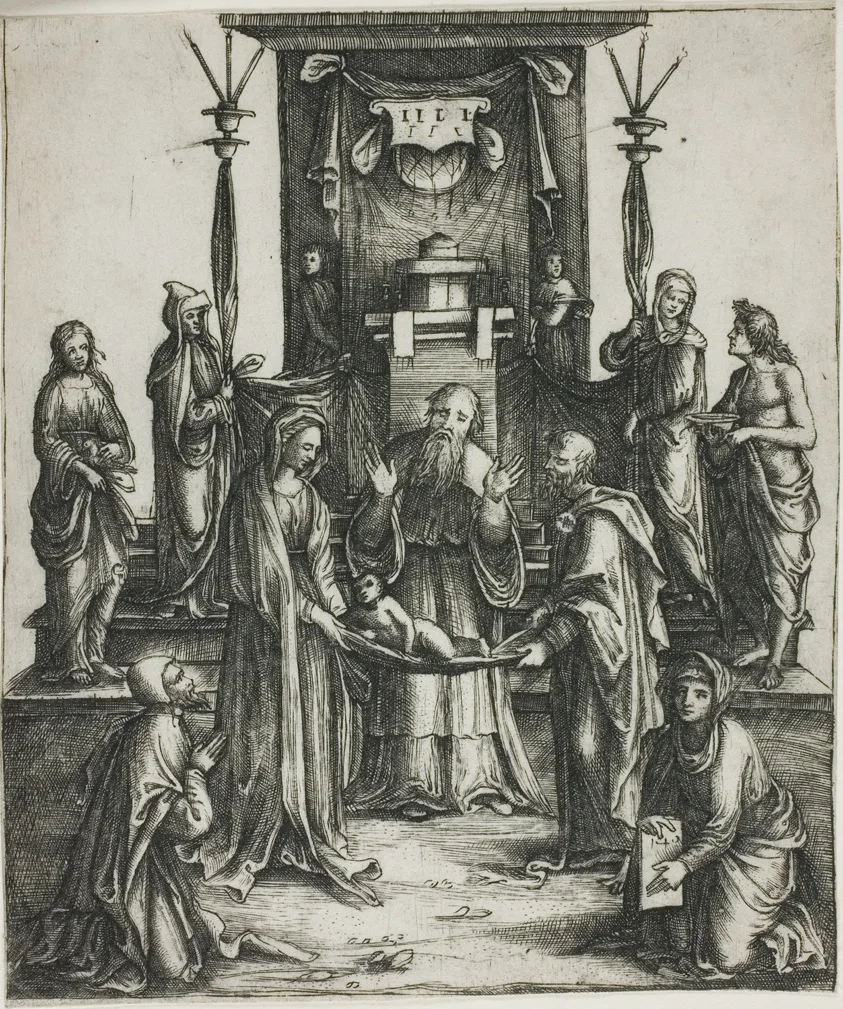 Presentation of Christ by Lorenzo di Ottavio Costa, c. 1502